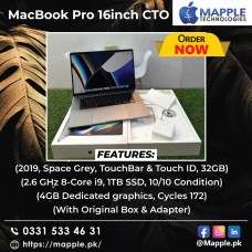 MacBook Pro 16inch CTO (2.6 GHz 8-Core i9)